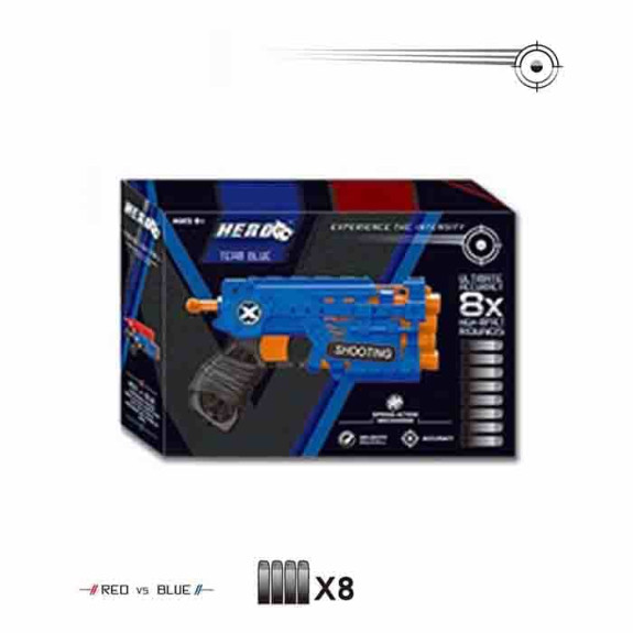 MANUAL SOFT BULLET GUN \/ 2 COLORS